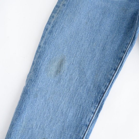 Levi's 501 Blue Skinny Straight Denim Jeans Size 30x32 - Picture 6 of 16